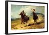 The Horse Thief, 1925-Frank Tenney Johnson-Framed Giclee Print