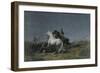 The Horse Thieves-Eugene Delacroix-Framed Giclee Print