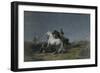 The Horse Thieves-Eugene Delacroix-Framed Giclee Print