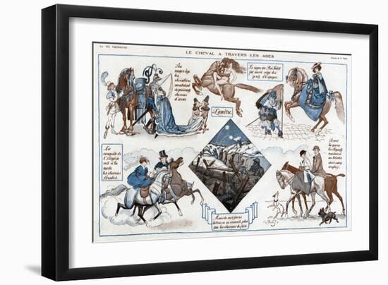 The Horse Through the Ages-G. Paris-Framed Art Print