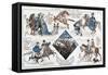 The Horse Through the Ages-G. Paris-Framed Stretched Canvas