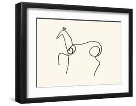 The Horse-Pablo Picasso-Framed Serigraph