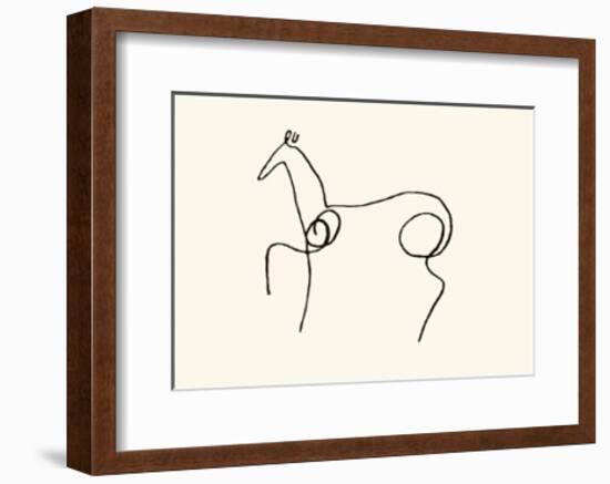 The Horse-Pablo Picasso-Framed Serigraph