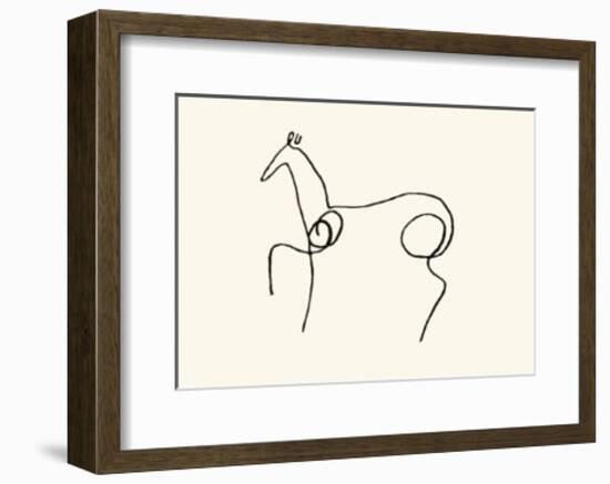 The Horse-Pablo Picasso-Framed Serigraph