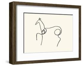 The Horse-Pablo Picasso-Framed Serigraph