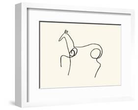 The Horse-Pablo Picasso-Framed Serigraph