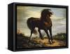 The Horse-Jean-François Millet-Framed Stretched Canvas