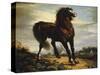 The Horse-Jean-François Millet-Stretched Canvas