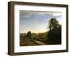 The Horsecart, Memory of Marcoussis Near Montlhery, 1855-Jean-Baptiste-Camille Corot-Framed Giclee Print