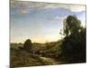 The Horsecart, Memory of Marcoussis Near Montlhery, 1855-Jean-Baptiste-Camille Corot-Mounted Giclee Print