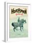 The Horseman, Christmas 1903-null-Framed Art Print