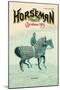 The Horseman, Christmas 1903-null-Mounted Art Print