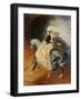 The Horsemen. Portrait of Eugeny and Emily Mussard, 1849-Karl Pavlovich Briullov-Framed Giclee Print