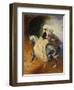 The Horsemen. Portrait of Eugeny and Emily Mussard, 1849-Karl Pavlovich Briullov-Framed Giclee Print