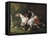 The Horsemen-Alfred Dedreux-Framed Stretched Canvas