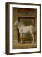 The Horses Hall, 1525-1535.-Giulio Romano-Framed Giclee Print