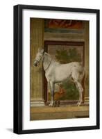 The Horses Hall, 1525-1535.-Giulio Romano-Framed Giclee Print