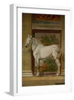 The Horses Hall, 1525-1535.-Giulio Romano-Framed Giclee Print