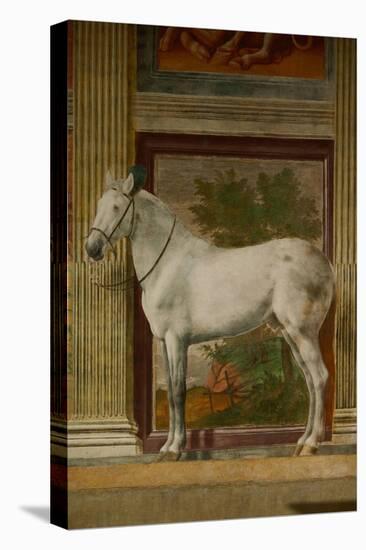 The Horses Hall, 1525-1535.-Giulio Romano-Stretched Canvas