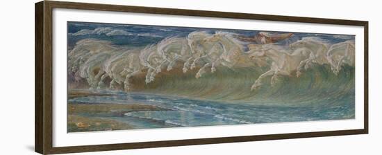 The Horses of Neptun, 1892-Walter Crane-Framed Giclee Print