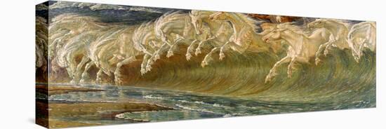 The Horses of Neptune, 1892-Walter Crane-Stretched Canvas