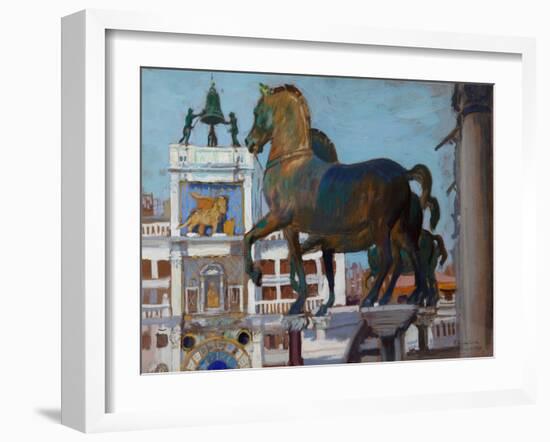 The Horses of San Marco-Boris Kustodiyev-Framed Giclee Print