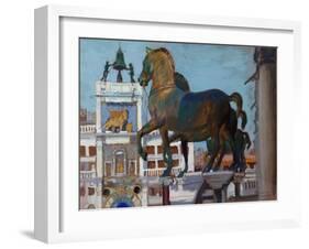 The Horses of San Marco-Boris Kustodiyev-Framed Giclee Print