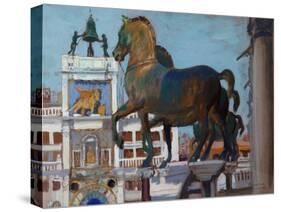 The Horses of San Marco-Boris Kustodiyev-Stretched Canvas