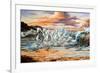 The Horses Running From Waves-balaikin2009-Framed Art Print