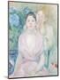 The Hortensia, or the Two Sisters, 1894-Berthe Morisot-Mounted Giclee Print