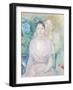 The Hortensia, or the Two Sisters, 1894-Berthe Morisot-Framed Giclee Print
