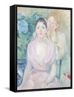 The Hortensia, or the Two Sisters, 1894-Berthe Morisot-Framed Stretched Canvas