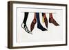 The Hose and Shoes Worn by Princes at the Court of Edward III, (1312-137), 1840-Henry Shaw-Framed Giclee Print