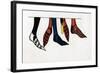 The Hose and Shoes Worn by Princes at the Court of Edward III, (1312-137), 1840-Henry Shaw-Framed Giclee Print