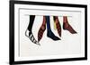 The Hose and Shoes Worn by Princes at the Court of Edward III, (1312-137), 1840-Henry Shaw-Framed Giclee Print