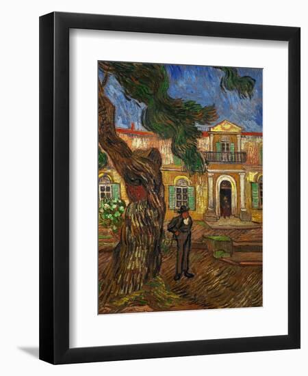 The Hospital of Saint Paul at Saint Remy de Provence, c.1889-Vincent van Gogh-Framed Giclee Print