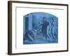 The Hospitalite of Abraham, C1820-1857-Achille Deveria-Framed Giclee Print