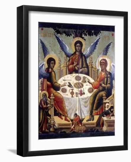 The Hospitality of Abraham, (The Old Testament Trinit), 1700-Tichon Filatyev-Framed Giclee Print