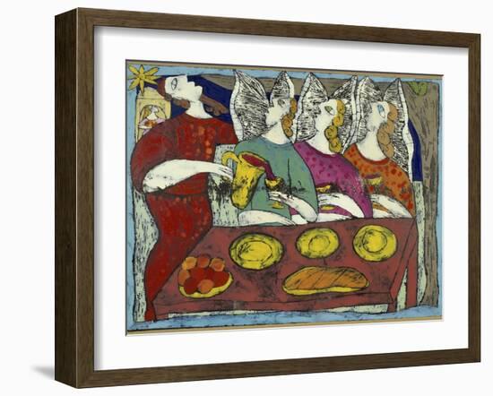 The Hospitality of Abraham-Leslie Xuereb-Framed Giclee Print