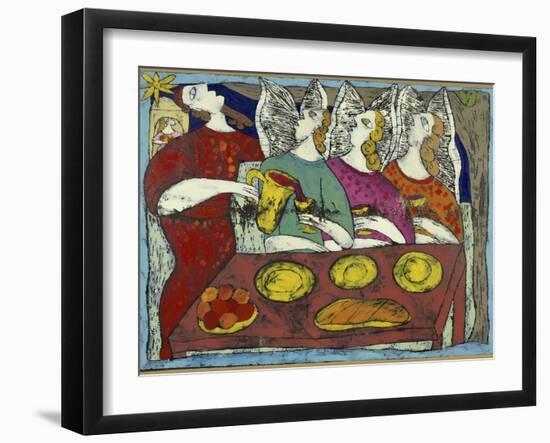 The Hospitality of Abraham-Leslie Xuereb-Framed Giclee Print