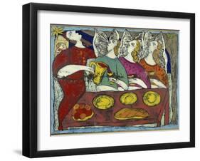 The Hospitality of Abraham-Leslie Xuereb-Framed Giclee Print