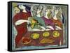 The Hospitality of Abraham-Leslie Xuereb-Framed Stretched Canvas