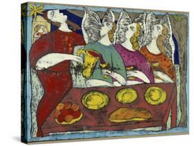 The Hospitality of Abraham-Leslie Xuereb-Stretched Canvas