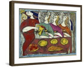 The Hospitality of Abraham-Leslie Xuereb-Framed Giclee Print