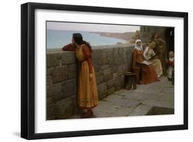 The Hostage-Edmund Blair Leighton-Framed Art Print