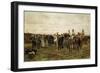 The Hostages: Souvenir of the 1870-71 Campaign, 1878-Jean-Baptiste Edouard Detaille-Framed Giclee Print
