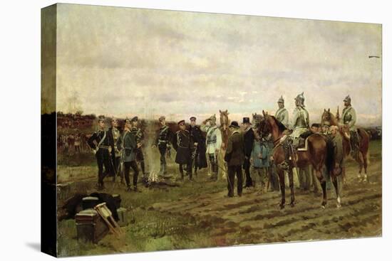 The Hostages: Souvenir of the 1870-71 Campaign, 1878-Jean-Baptiste Edouard Detaille-Stretched Canvas
