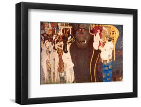 The Hostile Force, c.1902-Gustav Klimt-Framed Premium Giclee Print