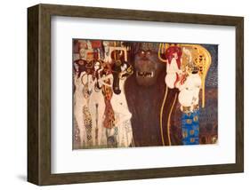 The Hostile Force, c.1902-Gustav Klimt-Framed Premium Giclee Print
