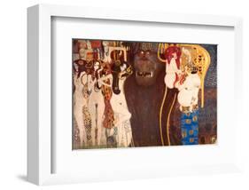 The Hostile Force, c.1902-Gustav Klimt-Framed Premium Giclee Print